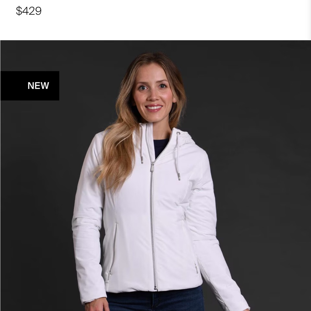 Women's White KJUS Hooded Jacket